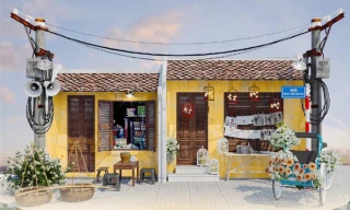 Một không gian trưng bày trong Lễ hội quà tặng Du lịch Hà Nội 2022