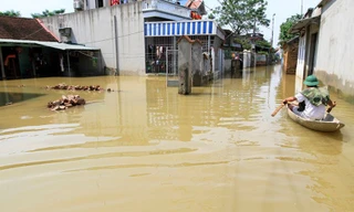 Nước sông Bùi giảm, Hà Nội rút báo động 2