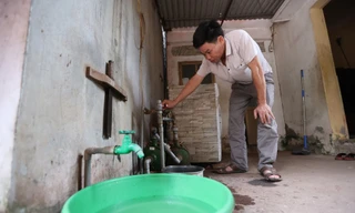 Người dân ngoại thành Sóc Sơn đa phần vẫn sinh hoạt bằng nguồn nước giếng khoan không đảm bảo