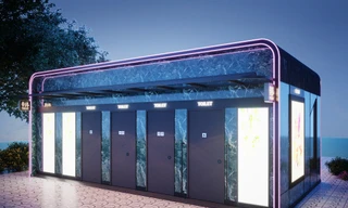 Hình ảnh loạt nhà vệ sinh kiểu mẫu sắp được triển khai tại quận trung tâm Hà Nội