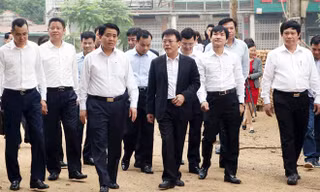 P khảo sát tình hình GPMB khu CNC Hoà Lạc