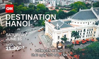 Một cảnh quay trong chương trình quảng bá của CNN