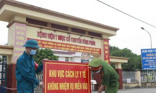 Một khu vực cách ly tại tỉnh Vĩnh Phúc. Ảnh minh họa: Hoàng Hùng