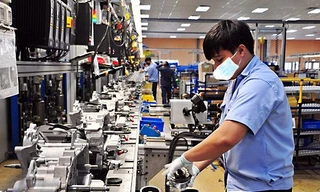 Một nhà máy sản xuất tại Vĩnh Phúc. Ảnh minh họa