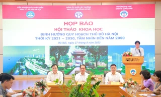 Trình Quốc hội dự thảo Quy hoạch Thủ đô vào cuối tháng 10/2023