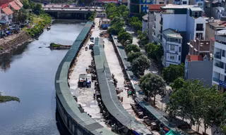 Hà Nội: Chợ 'đầu mối' La Khê xây trên đất công trình thủy lợi hơn 10 năm không ai biết?