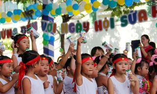 Chương trình Sữa học đường. Ảnh minh họa