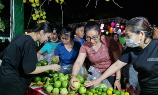 Lễ hội trái cây 2022 thu hút đông đảo người dân tham gia. Ảnh: Vũ Cường