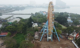 Công viên Mặt trời mới rộng 1,7ha nằm sát hồ Tây sắp 'biến mất'