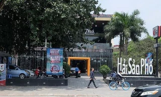 Phần diện tích vi phạm của Nhà hàng Hải Sản Phố ở dự án Phan Kế Bính chưa được xử lý.