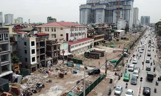 Cận cảnh 'đại công trường' sau mở rộng vành đai