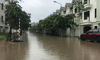 'Làng biệt thự' tiền tỷ tại Hà Nội: Sắp hết cảnh lụt lội