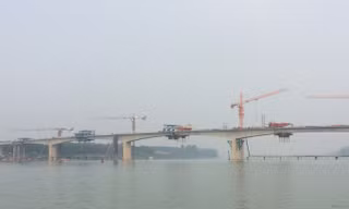 Dự án BT cầu Đồng Quang khi đang thi công xây dựng. Ảnh minh họa