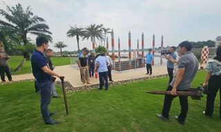 Bàn giao hơn 2.000m2 đất sử dụng trái phép ven hồ Đầm Vạc