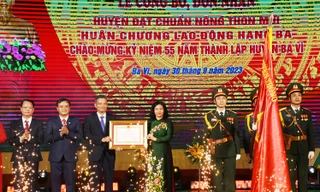 Huyện Ba Vì đạt chuẩn nông thôn mới