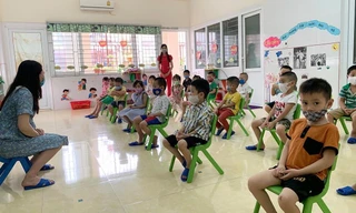 Học sinh mầm non tại Hà Nội đi học từ đầu tháng 3