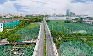 Cải tạo hồ cạnh hồ Tây nhằm ‘rửa sạch’ sông Tô Lịch