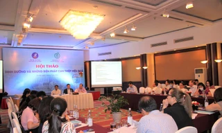 Toàn cảnh Hội thảo “Dinh dưỡng và những biện pháp can thiệp hiệu quả"