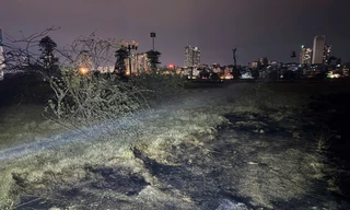 Hà Nội thông tin chính thức về drone rơi, gây cháy đám cỏ tại Mỹ Đình