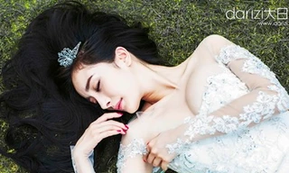 ‘Sao’ Hoa ngữ nào đẹp nhất khi làm cô dâu?