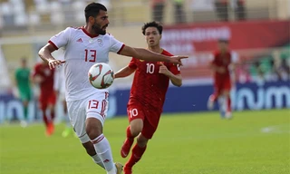 Tuyển Việt Nam để thua trước đối thủ vượt trội về đẳng cấp. Ảnh: Vnexpress