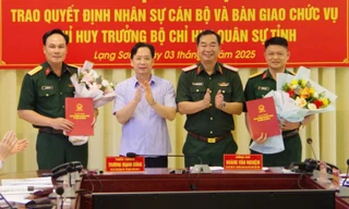Lạng Sơn có tân Chỉ huy trưởng Bộ Chỉ huy Quân sự tỉnh