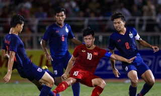 U18 Việt Nam gây thất vọng khi hòa U18 Thái Lan 0-0. Ảnh: Zing