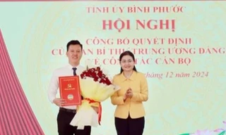 Ban Bí thư Trung ương Đảng chỉ định nhân sự ở Bình Phước