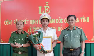 Điều động, bổ nhiệm cán bộ ở công an tỉnh Tây Ninh