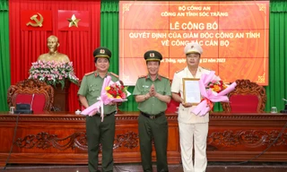 Điều động, bổ nhiệm cán bộ chủ chốt công an 4 tỉnh