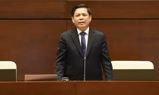 Bộ trưởng GTVT Nguyễn Văn Thể thấy 'rất may mắn' được Quốc hội chọn để chất vấn