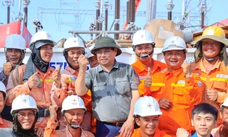 Thủ tướng Phạm Minh Chính kiểm tra dự án đường dây 500 kV mạch 3 tại Thanh Hóa