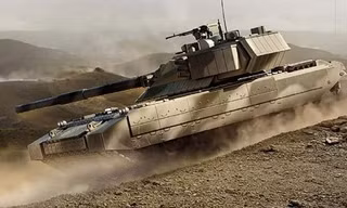 Hình đồ họa xe tăng Armata.