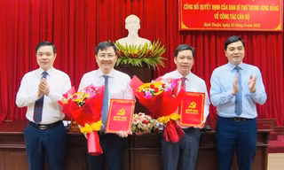 Công bố quyết định của Ban Bí thư về công tác cán bộ