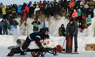 Cận cảnh những chiếc mô tô trượt tuyết siêu dị