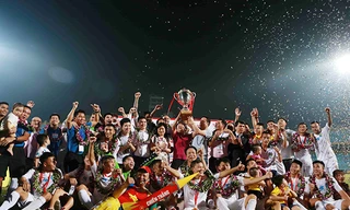 Hà Nội T&T vô địch V-League 2016 đầy kịch tính. Ảnh: Vnexpres. 
