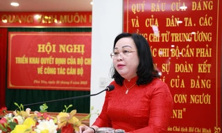 Bà Cao Thị Hòa An giữ chức Bí thư Tỉnh ủy Phú Yên