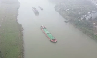 Sông Nhuệ hiện đang rất ô nhiễm