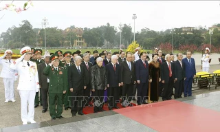 Lãnh đạo Đảng, Nhà nước viếng Chủ tịch Hồ Chí Minh
