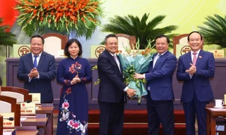 Hình ảnh HĐND Hà Nội bầu ông Trần Sỹ Thanh làm Chủ tịch UBND thành phố