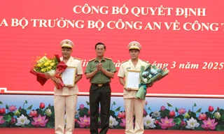 Bổ nhiệm Phó Giám đốc công an ở 6 tỉnh
