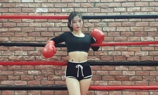 Chân dung cô gái xinh đẹp múa côn điêu luyện gây sốt mạng