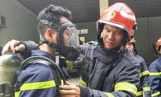 Một ngày trên thao trường của 'người hùng' Thái Ngô Hiếu và đồng đội