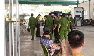 Khám xét Trung tâm Đăng kiểm Lạng Sơn .Ảnh: TL