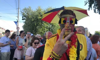 CĐV thổi bùng 'lửa' nhiệt cuồng cho đại chiến Anh - Bỉ