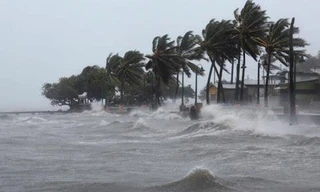 Vùng áp thấp cách đảo Song Tử Tây khoảng 270km, gió giật cấp 8