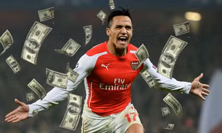 Man Utd sẽ tiêu tốn tổng cộng 180 triệu bảng để sở hữu Sanchez trong vòng 4 năm rưỡi tới.