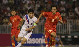 Tuyển Việt Nam 'tập trận' với Sinh viên Hàn Quốc