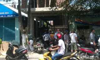 Hiện trường vụ tai nạn lao động khiến anh C. tử vong.