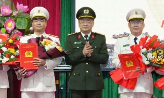 Công bố quyết định của Bộ trưởng Công an về tổ chức bộ máy và công tác cán bộ tại Huế